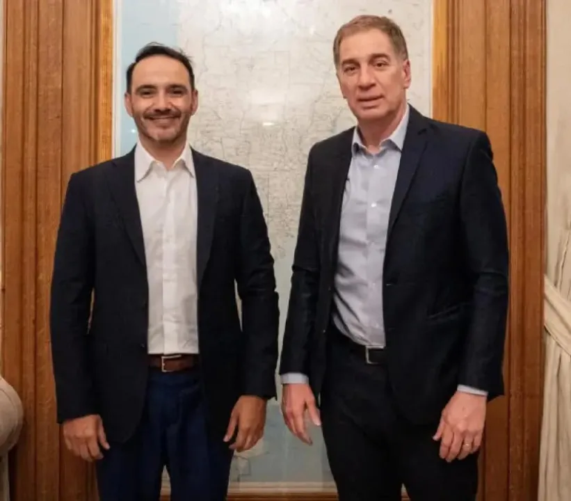 Diego Santilli se reunió con Juan Pablo Valdés en Casa Rosada