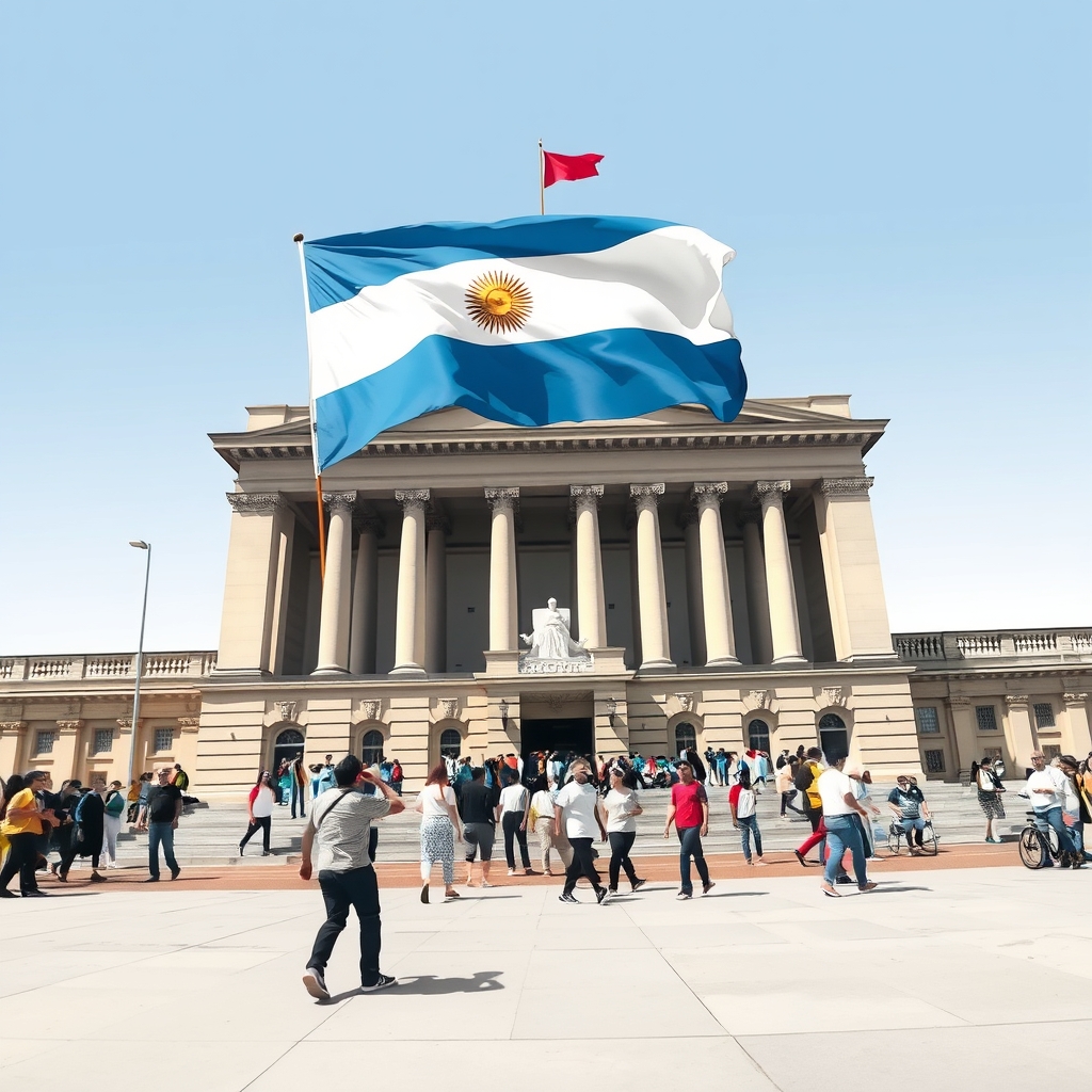 Fervor patriótico en Argentina por el Mundial y Día de la Independencia